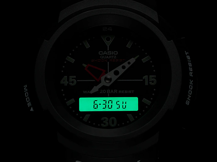 Casio G-Shock AW-500E-1EDR Analog-Digital Combination