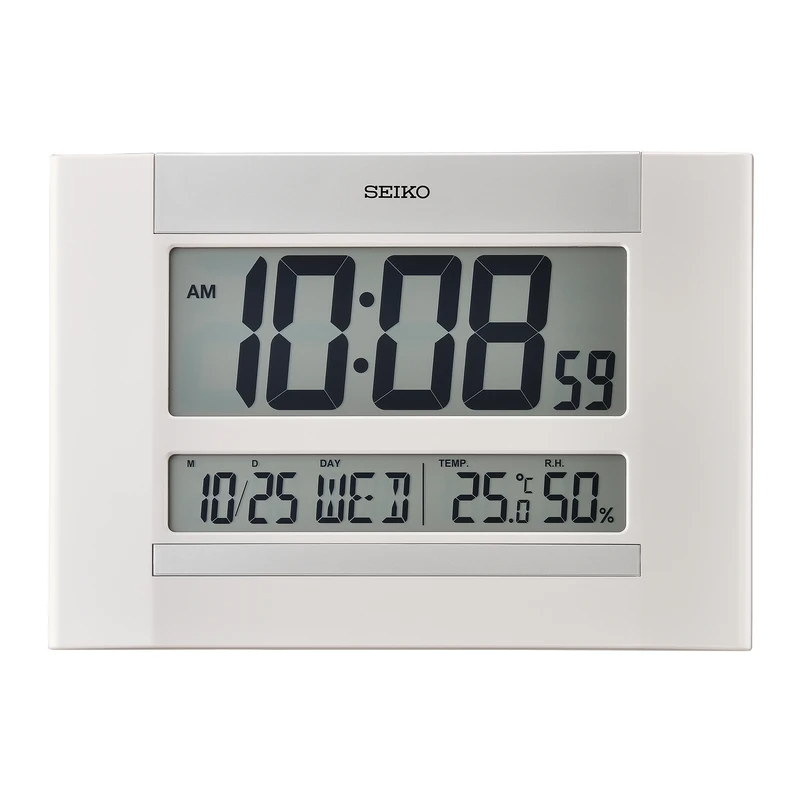 Seiko QHL088W Digital Clock