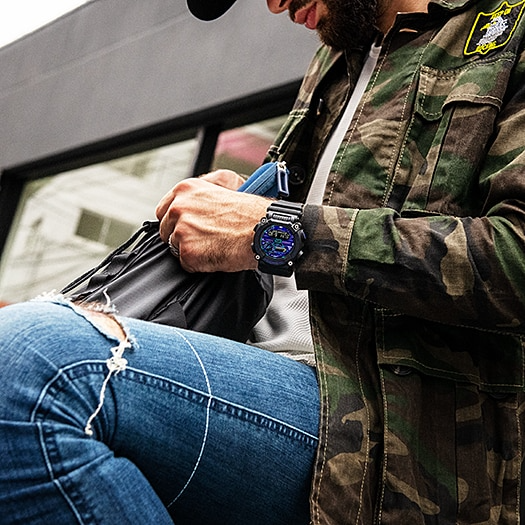 Casio G-shock GA-900VB-1A Analog-Digital Combination