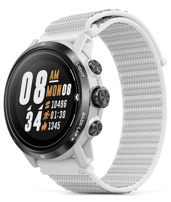 Coros Apex Pro B17-WHITE NYLON Premium Multisport GPS Watch