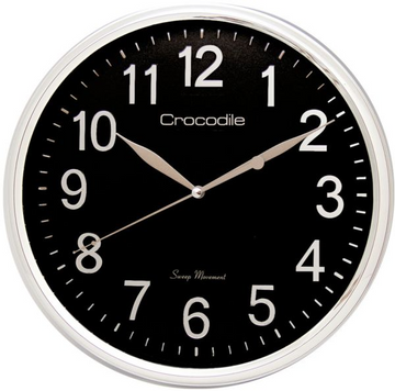Crocodile CWF802BKS Wall Clock