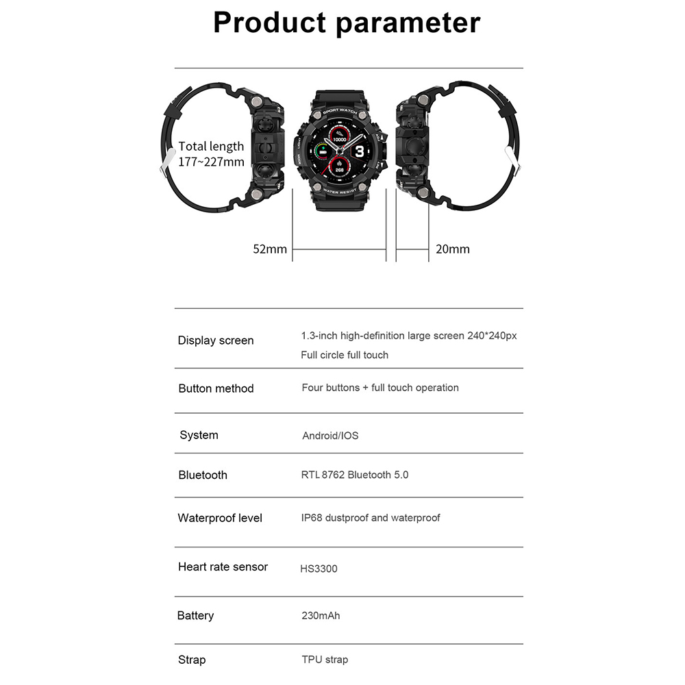 TYME TSWSE15-01 Sport Smart Watch