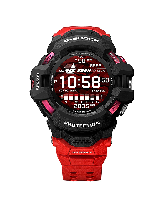 Casio G-Shock GSW-H1000-1A4 G-SQUAD PRO Wear OS by Google equipped Smart Watch