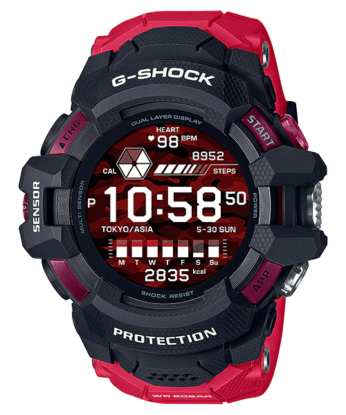 Casio G-Shock GSW-H1000-1A4 G-SQUAD PRO Wear OS by Google equipped Smart Watch