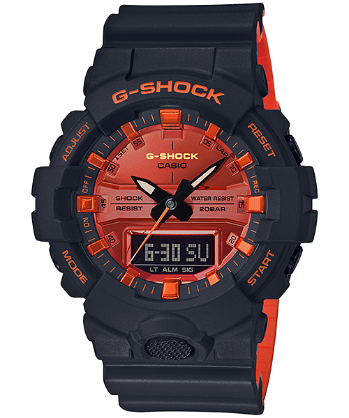 Casio G-Shock GA-800BR-1A Analog-Digital Combination