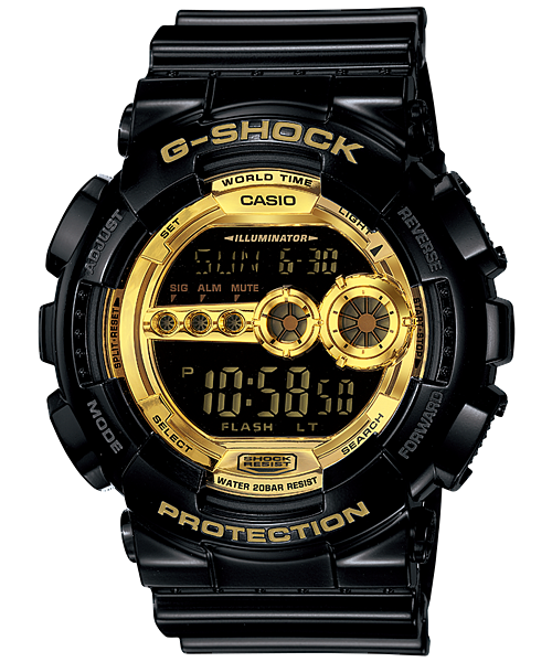 Casio G-Shock GD-100GB-1DR Analog-Digital Combination