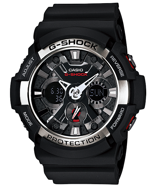 Casio G-Shock GA-200-1A Analog-Digital Combination