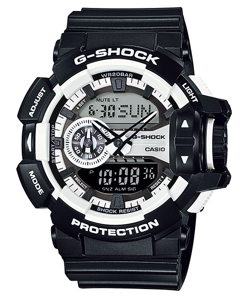 Casio G-Shock GA-400-1A Analog-Digital Combination