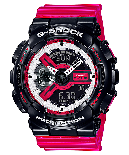 Casio G-shock GA-110RB-1A Analog-Digital Combination