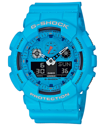 Casio G-Shock GA-100RS-2A Analog-Digital Combination