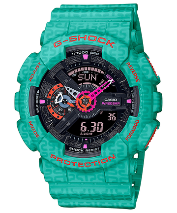 Casio G-shock GA-110SGG-3A Analog-Digital Combination