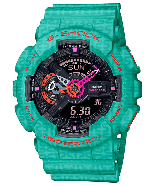 Casio G-shock GA-110SGG-3A Analog-Digital Combination