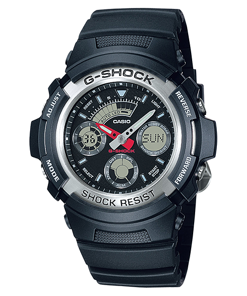 Casio G-Shock AW-590-1ADR Analog-Digital Combination