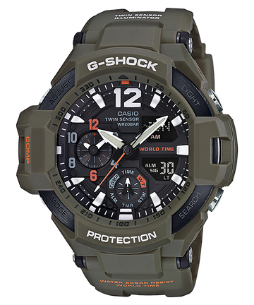 Casio G-Shock GA-1100KH-3A Analog-Digital Combination